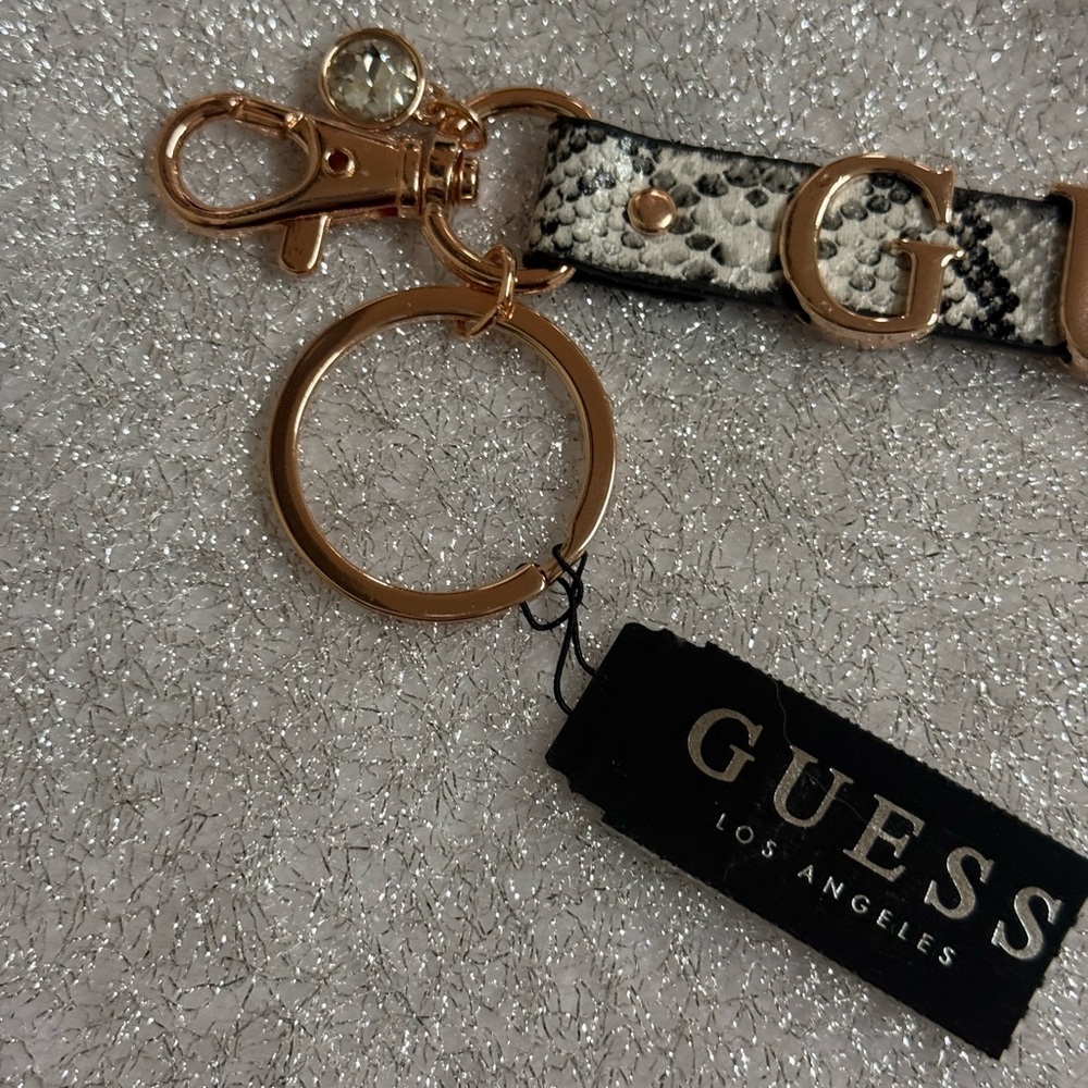 GUESS Snake Print Keychain - Picture 3 of 3
